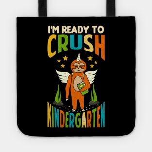 I'm Ready To Crush Kindergarten Unicorn Sloth Back To School Tote