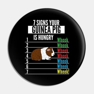 7 Signs Your Guinea pig is Hungry Funny guinea pet Wheek Pin