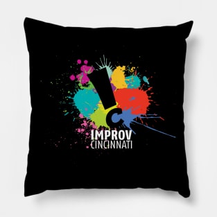 Improv Cincinnati Splatter Pillow