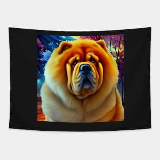 Chow Chow Art Tapestry