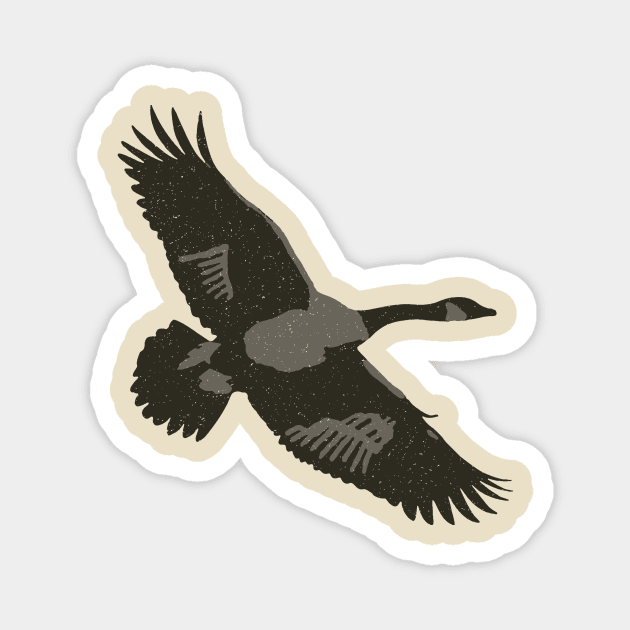 Plucky Honker Goose Magnet by DonWillisJrArt