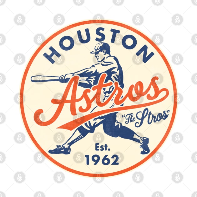 Old Style Houston Astros by Buck Tee by Buck Tee