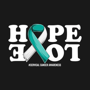 Cervical Cancer Support | Teal Ribbon Squad Support Cervical Cancer awareness T-Shirt