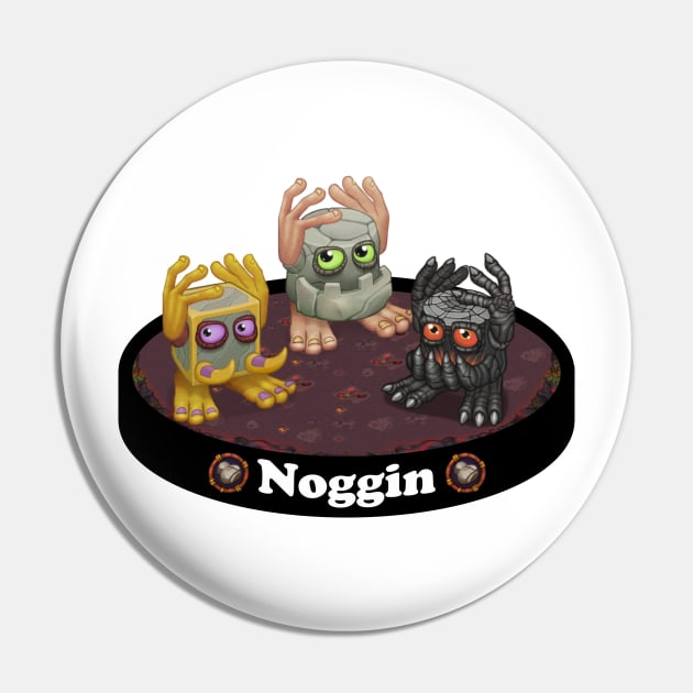 My Singing Monsters Noggin Earth Island Disc Pin by geekers25