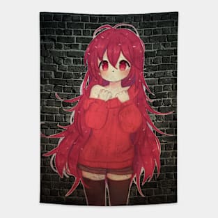 Kawaii Anime Girl Tapestry