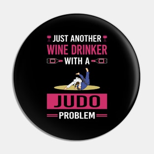 Wine Drinker Judo Pin