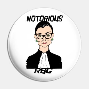 RUTH BADER GINSBURG - NOTORIOUS RBG Pin