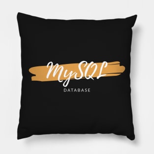 MySQL Database Paint Smear Pillow