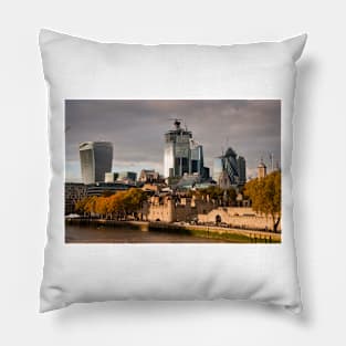 Cityscape Skyline City of London Pillow