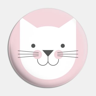 Smiling Kitty Cat Pin