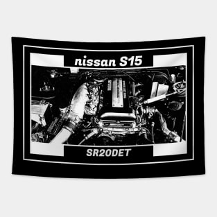 NISSAN SILVIA S15 ENGINE (Black Version) Tapestry