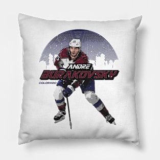 Andre Burakovsky Colorado Skyline Pillow