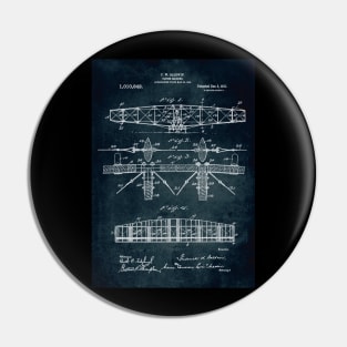 Flying machine patent Pin