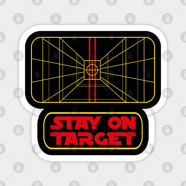 Stay on Target Magnet by Altdisney