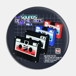 Sounds of the 80s Vol.1 Pin