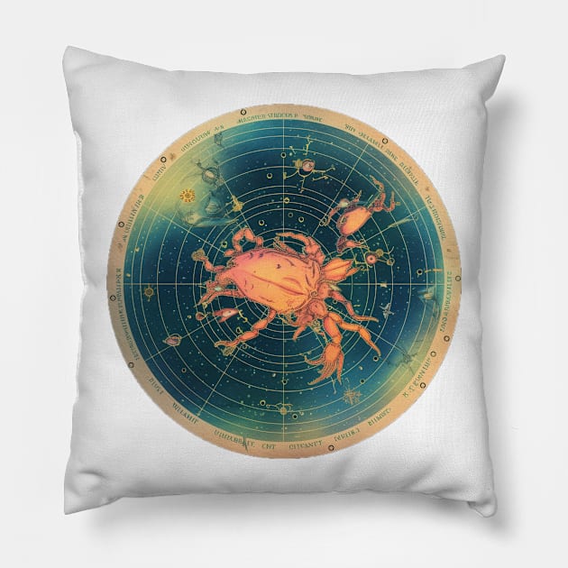 Reverie of the constellations Pillow by Stickermagician