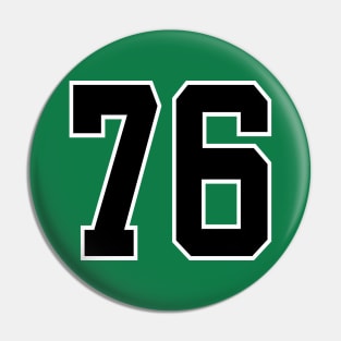 Number 76 Pin