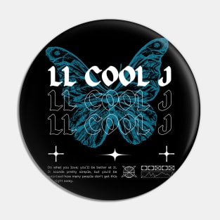 LL Cool J // Butterfly Pin