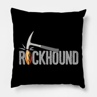 Rockhound Rock Pick Geology Hammer Rockhounding Gift Pillow