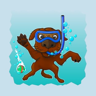 Dog in the pool T-Shirt