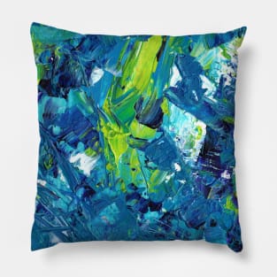 Abstract Oil Painting Pattern Pillow