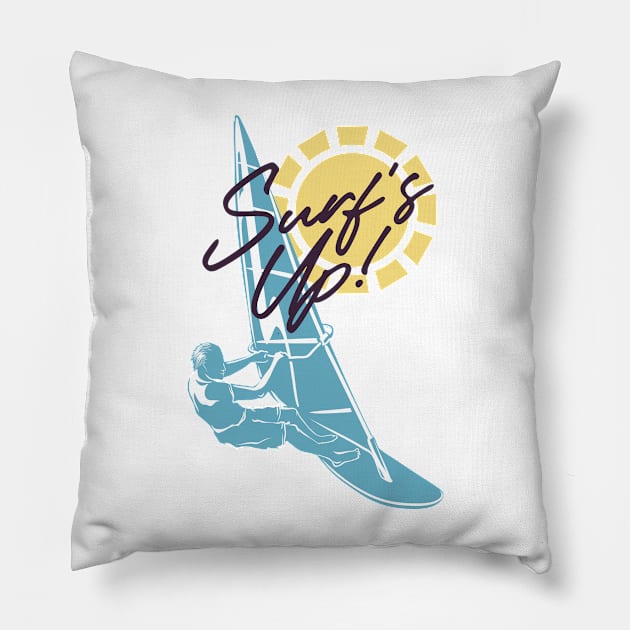 Surf's up! Pillow by MinnieWilks