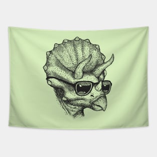 Cool Triceratops Boss Tapestry