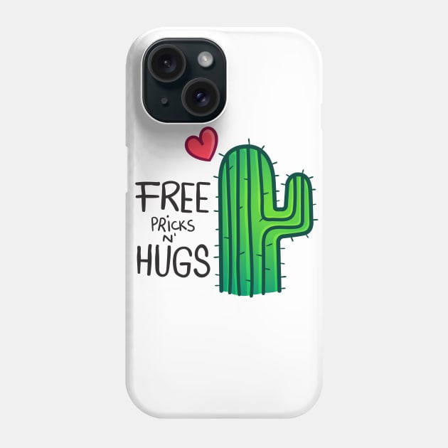 FREE HUGS Phone Case by Phichto