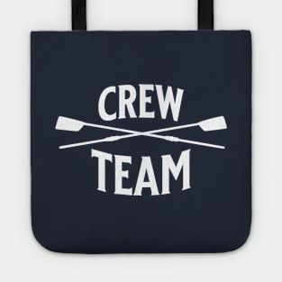 Crew Rowing Team Member Sculling Vintage Crossed Oars Tote