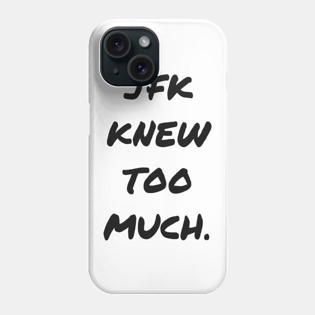 JFK Phone Case by j__face