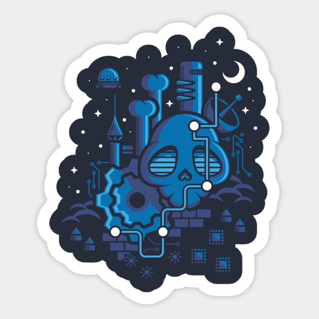 Doctor's Domain - Mega Man - Sticker