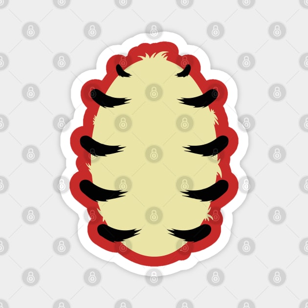 Tiger Belly Costume Halloween Magnet by The WYLD Tribe