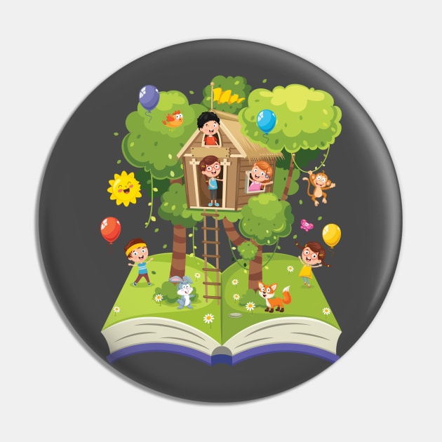 Book like a playground Pin by Tees with Color