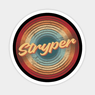 stryper vintage circle Magnet