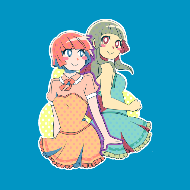 Polka Pop Girls by jenjenrose