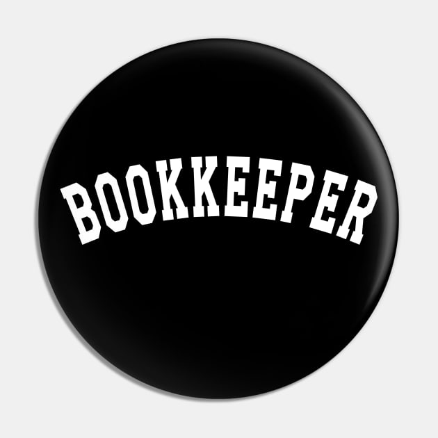 Bookkeeper Pin by KC Happy Shop