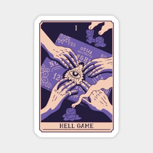 Spooky Tarot Card: The Hell Game Magnet