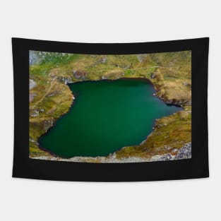 Glacial lake in the mountains Tapestry