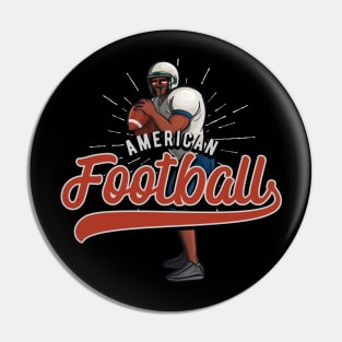 American Football Player Pin