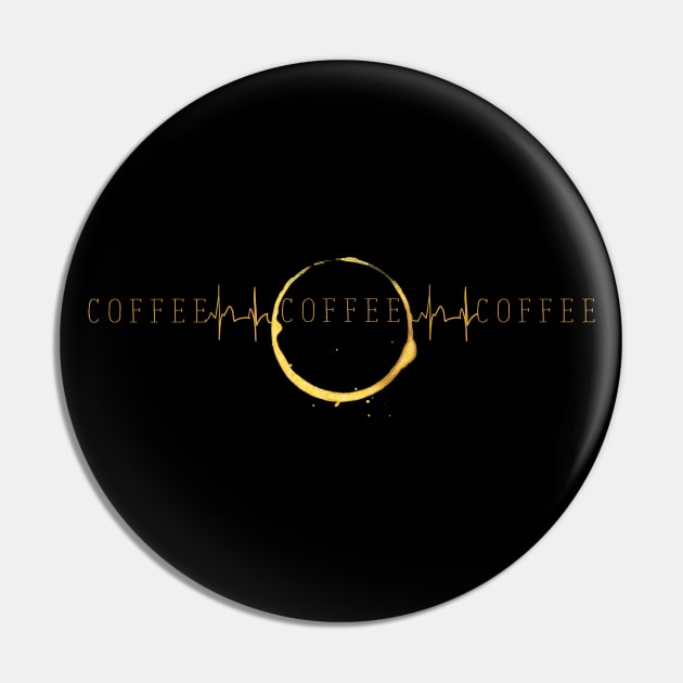 Coffee Heartbeat Life Pin by ginkelmier