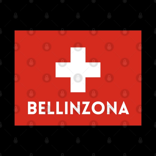 Bellinzona City in Swiss Flag by aybe7elf