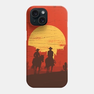 Cowboys of the Wild West - Rectangle Phone Case