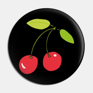 Cherries on Black Pin