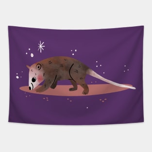 Possum Painting Hand Drawn Tapestry