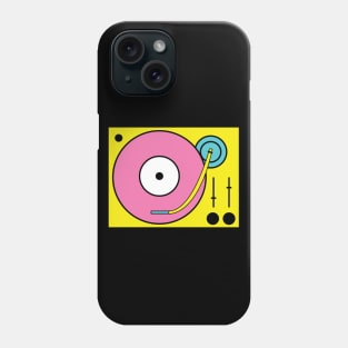 80s 90s Nostalgia DJ Deck Phone Case