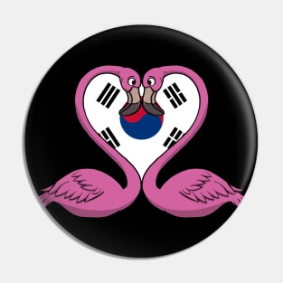 Flamingo South Korea Pin