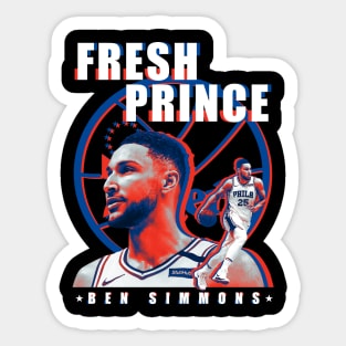 Ben Simmons Dunking Sticker for Sale by RatTrapTees