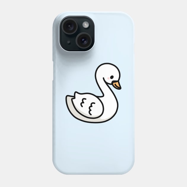 Swan Phone Case by littlemandyart