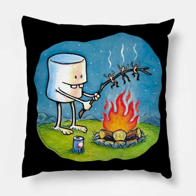 Happy Camper – Roasting Marshmallow Pillow by LAB Ideas