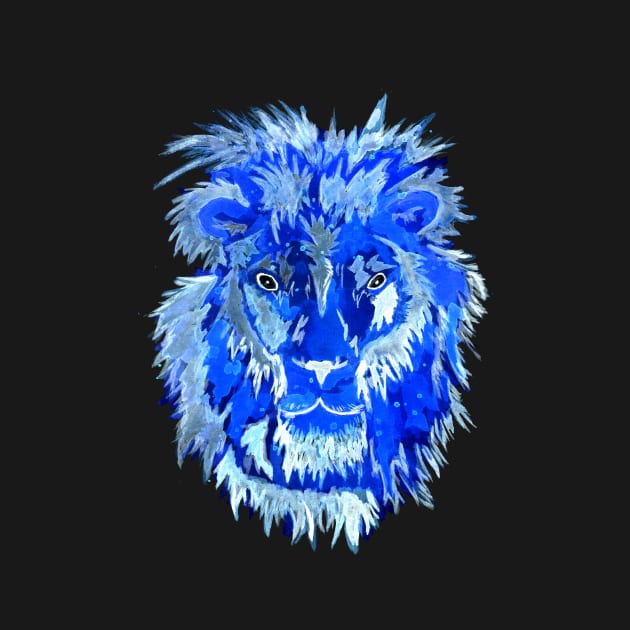 Blue Lion Spirit by ZeichenbloQ